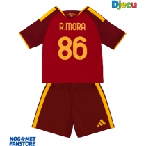 AS Roma Rodrigo Mora #86 Domaci Dres za djecu 2026-27 Kratak Rukav (+ Kratke hlače)